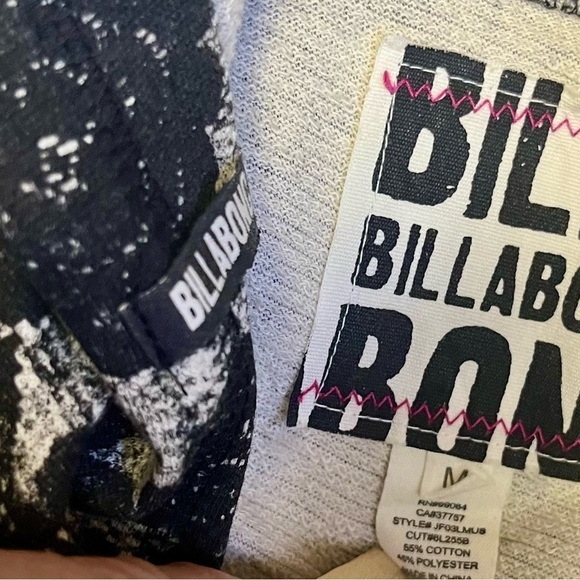 Billabong Black Flowers Cardigan Hoodie - Picture 6 of 8